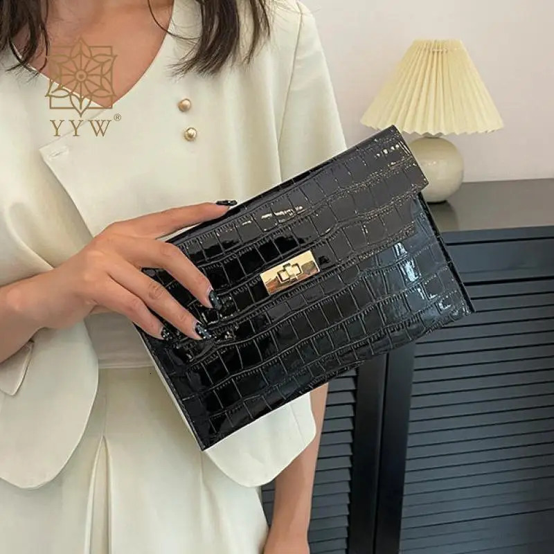 Thin Envelope Clutch Handbag Women Pattern PU Leather Mini Daily Purse Wallet Portable Evening Messenger Bags 250106