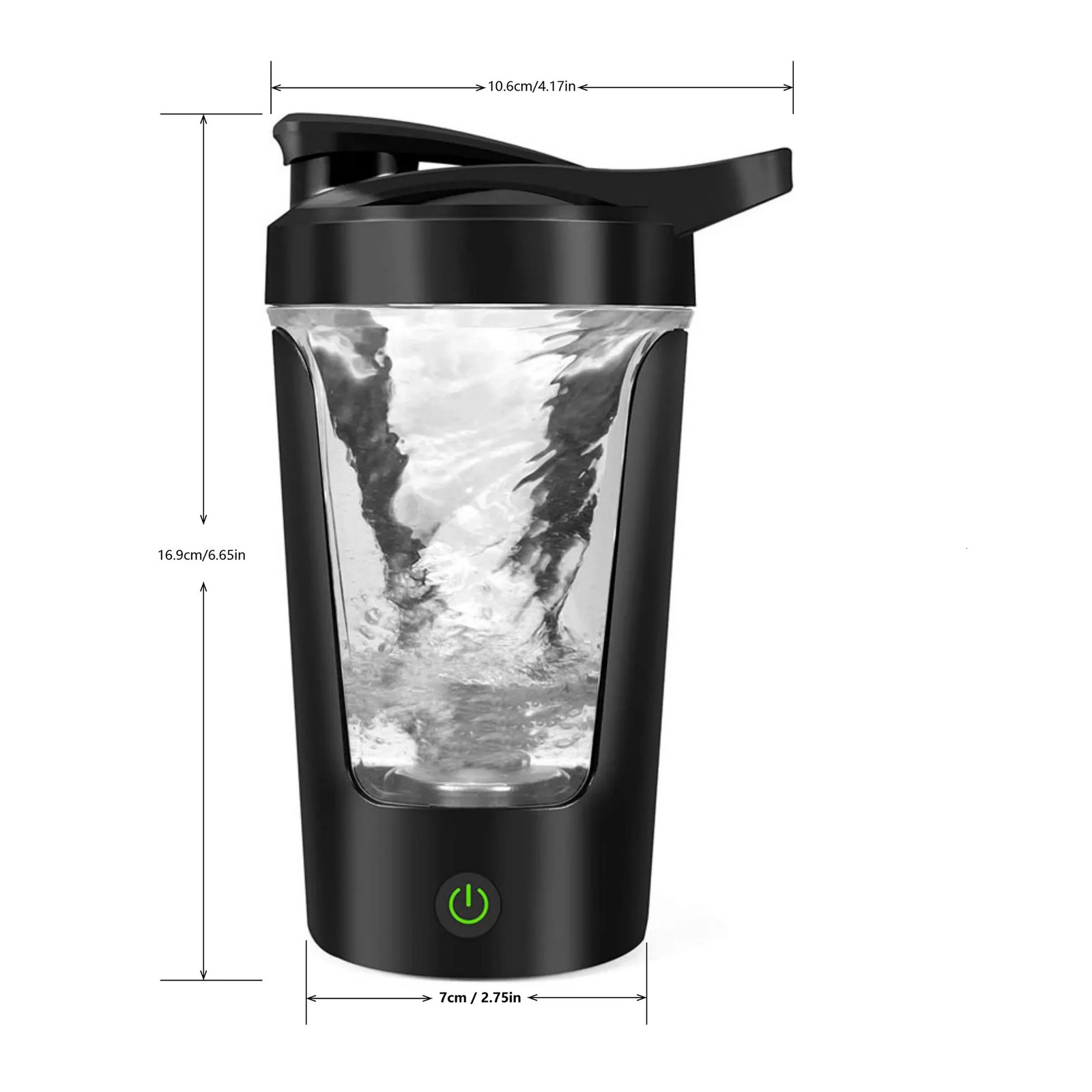 450ml Blenders Cup Electric Mixing Portable Protein Powder Shaker Bottle Mixer For Travel Home Office Kitchen Tools 250107