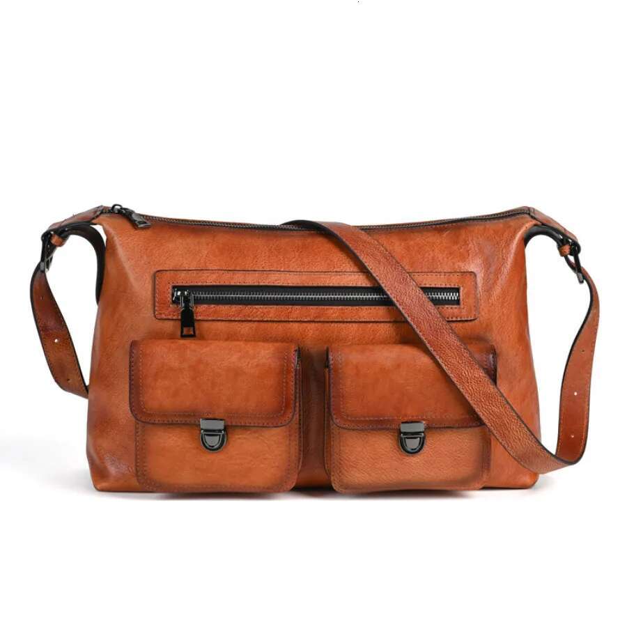Genuine Leather Underarm Handbag Casual Women Girl Real Cowhide Shopping Bag Designer Female Shoulder Crossbody Bags