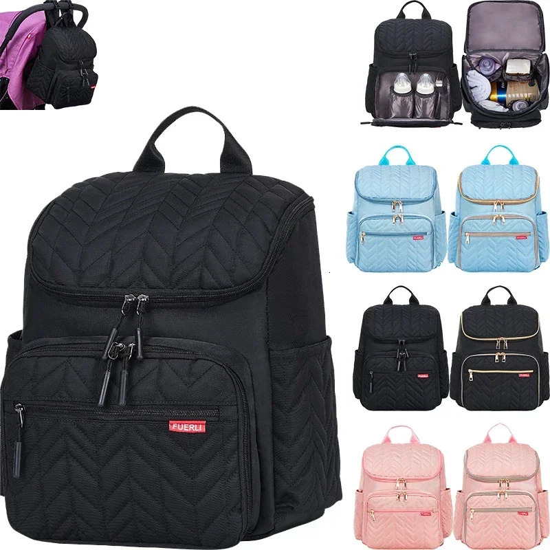 Multifunction Diaper Bag Large Capacity Baby Mummy Maternity Bag Travel Backpack Waterproof Nursing Handbag Nappy Bag 250106