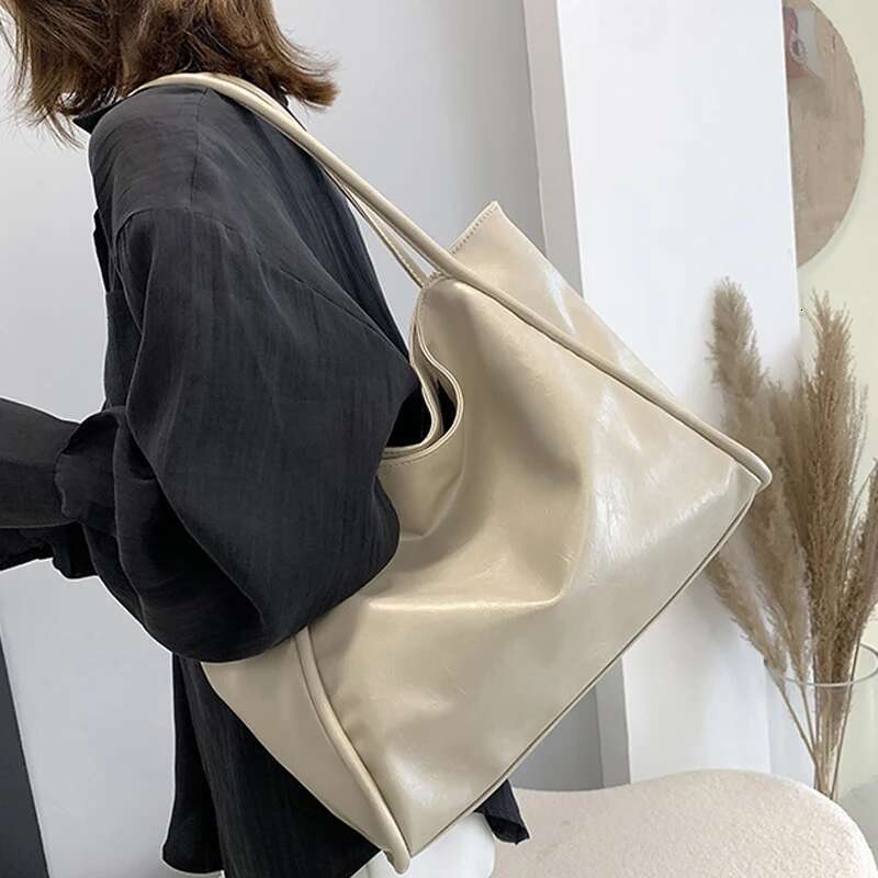 Fashion Large Capacity Shoulder High Quality Solid Color Casual Vacation Women Shopping Bags Bags For Women