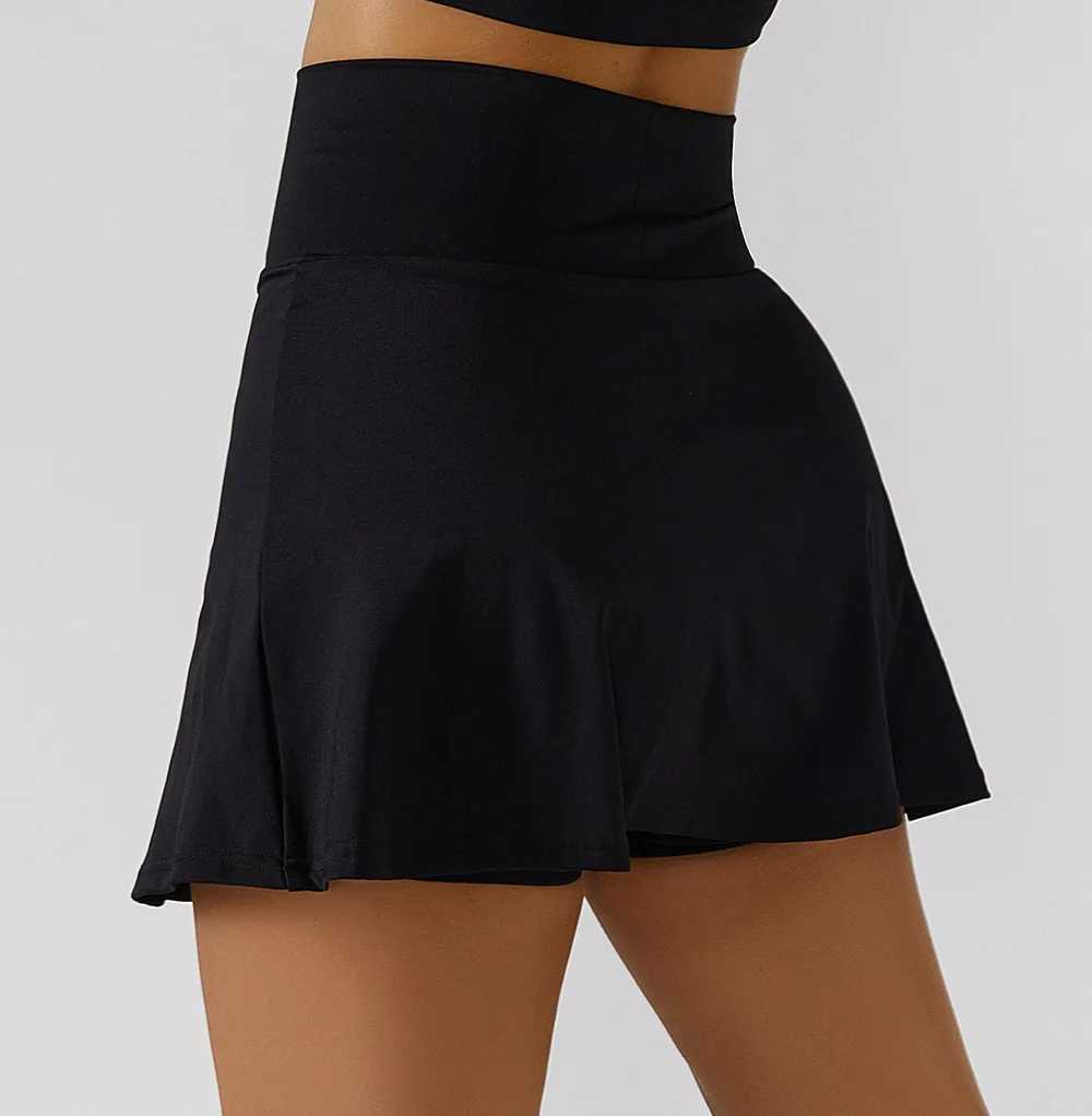 Tennis Skorts Fitness Badminton Vacation 2 Sports Skiing with Shorts Nylon Gym Running Leisure Mini Yoga BottomXJ250403