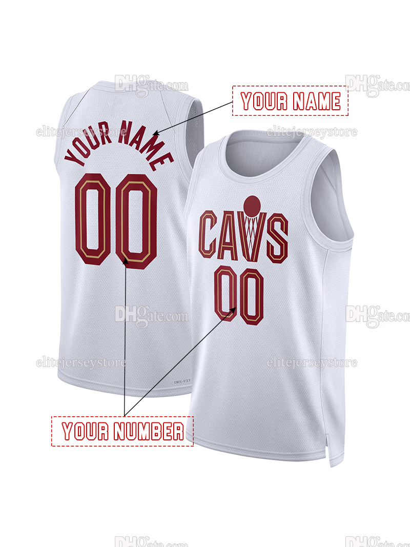Personalized Custom 2025-26 55th Anniversary Classic Basketball Jersey 45 Mitchell 10 Garland Jarrett Allen Lonzo Ball Evan Mobley Craig Porter Jr. Ma