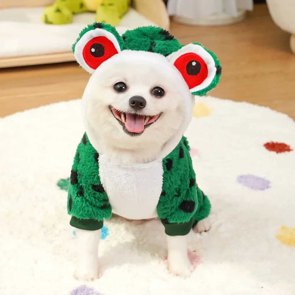 Fleece Dog Hoodies with D-Ring Autumn Winter Puppy Clothes for Small Dogs Cats Apparel Funny Pet Costume for Christmas HalloweenXJ250109