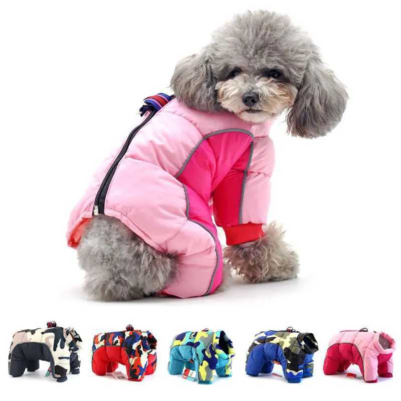 Winter Pet Dog Clothes Warm Puppy Dog Coat Jacket Waterproof Reflective Clothing For Dogs Chihuahua French Bulldog Pug OverallsXJ250109