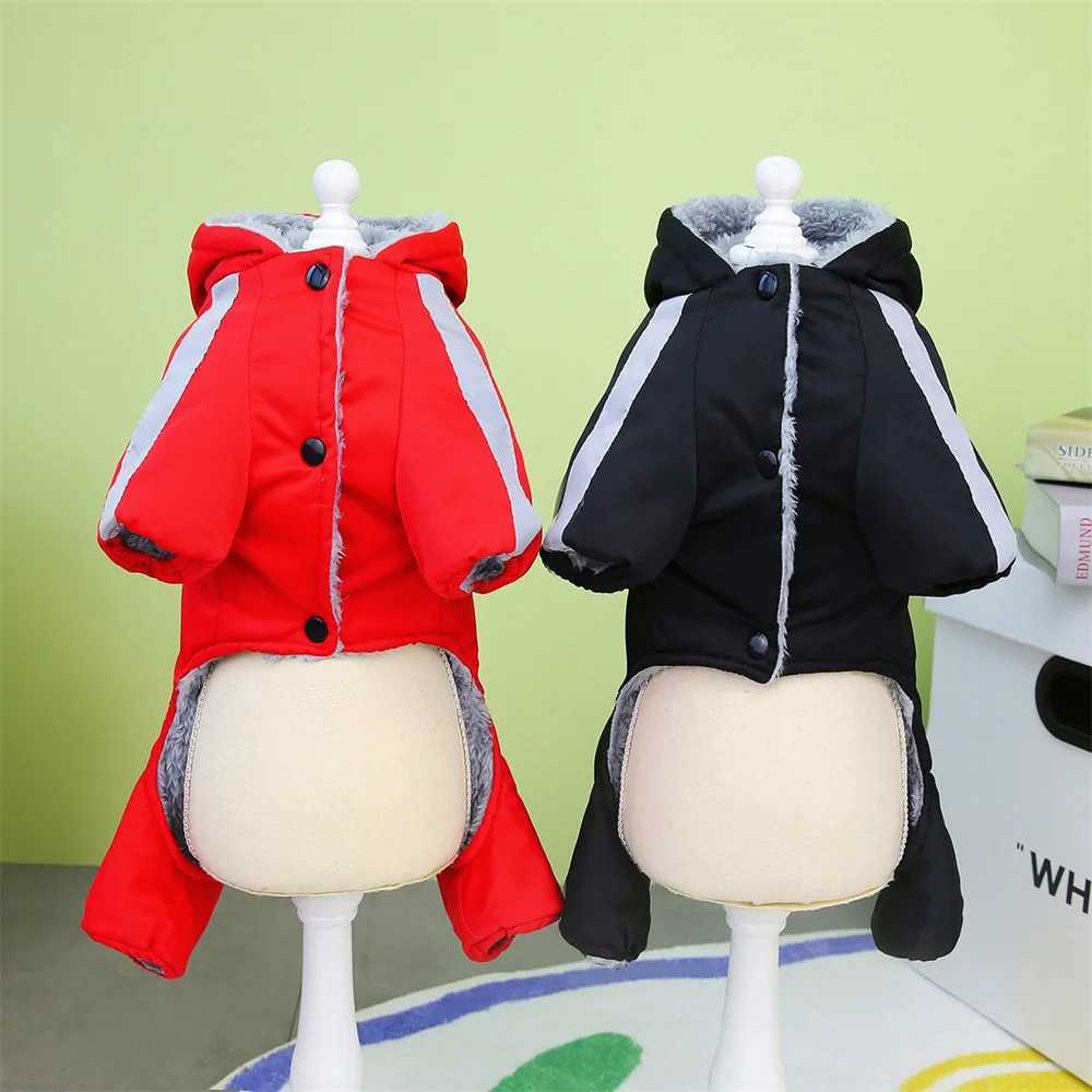 Sports Warm Winter Pet Dog Coat Clothes for Small Dogs Pets Thicken Waterproof Hoodies Dog Clothing Jumpsuit Chihuahua CostumeXJ250109