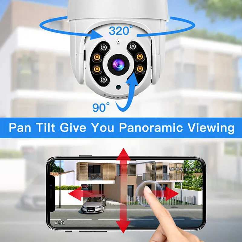 8MP 4K IP Camera 5MP Speed Dome Automatic Tracking PTZ Camera Smart Home Outdoor Wireless WIFI Camera Monitoring X2501108