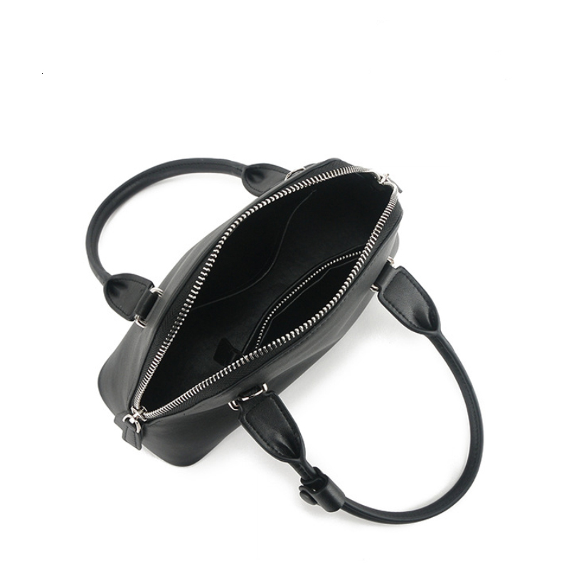 2025 New Mini Shell Shoulder Women Brand Design Elegant Cowhide Handbags High Street Fashion Bowg Bags Female