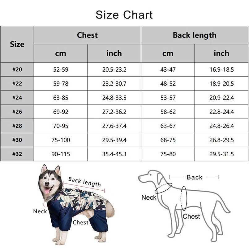 Winter Warm Dog Jacket For Large Dogs Waterproof Big Dog Jumpsuit Clothes Labrador Doberman Coat Clothing For Medium Large DogsXJ250109