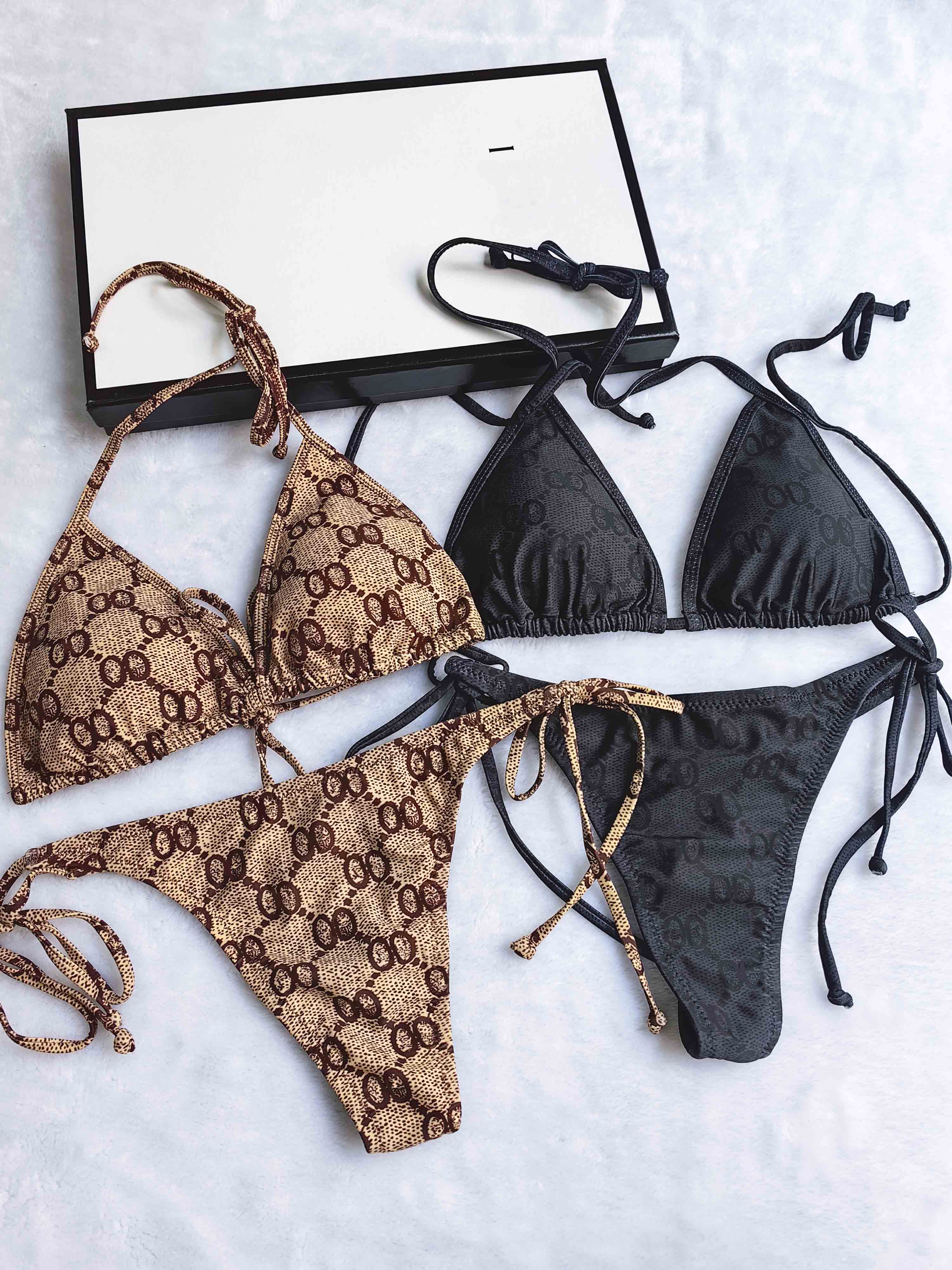 New womens Underwear suit designer Swimsuits Summer Sexy Woman Bikinis Fashion Letters Print Swimwear High Quality Lady Bathing Suits S-XL