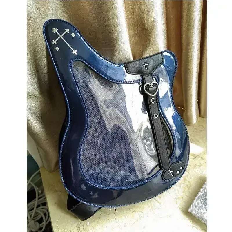 2025 New Trendy Ita Chic Designed Transparent Pu Shoulder Bags For Women Fashion Popular Crossbody Bag Personality Bolsa