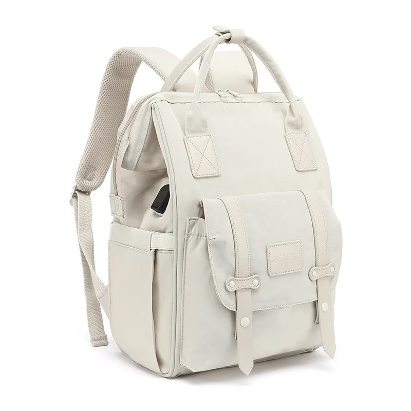 Baby Diaper Bag Mommy Bag Waterproof Backpack Outdoor Travel Powdered Milk Bag Mommy Maternity Bag Baby Products 2 Layer Gray 250106