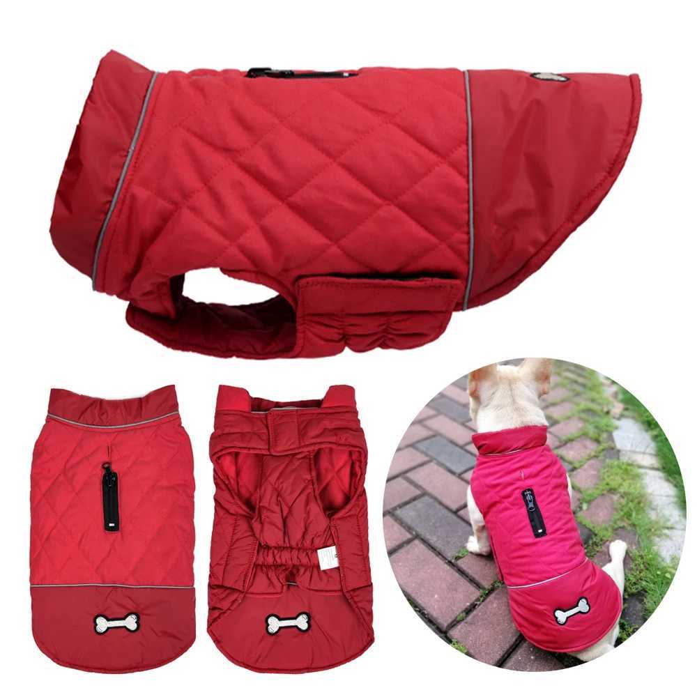 Clothing for Dogs Waterproof Winter Warm Dog Clothes Reflective Dog Jacket Reversible Pet Clothes Coat French Bulldog ChihuahuaXJ250109
