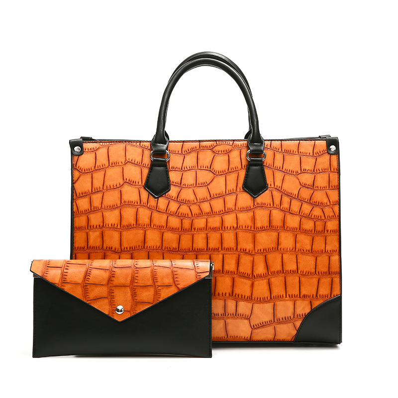 New Designer Bag Large Capacity Women's Briefcase Handbag Commuting Computer Bag Outdoor Leisure Bag Wallet