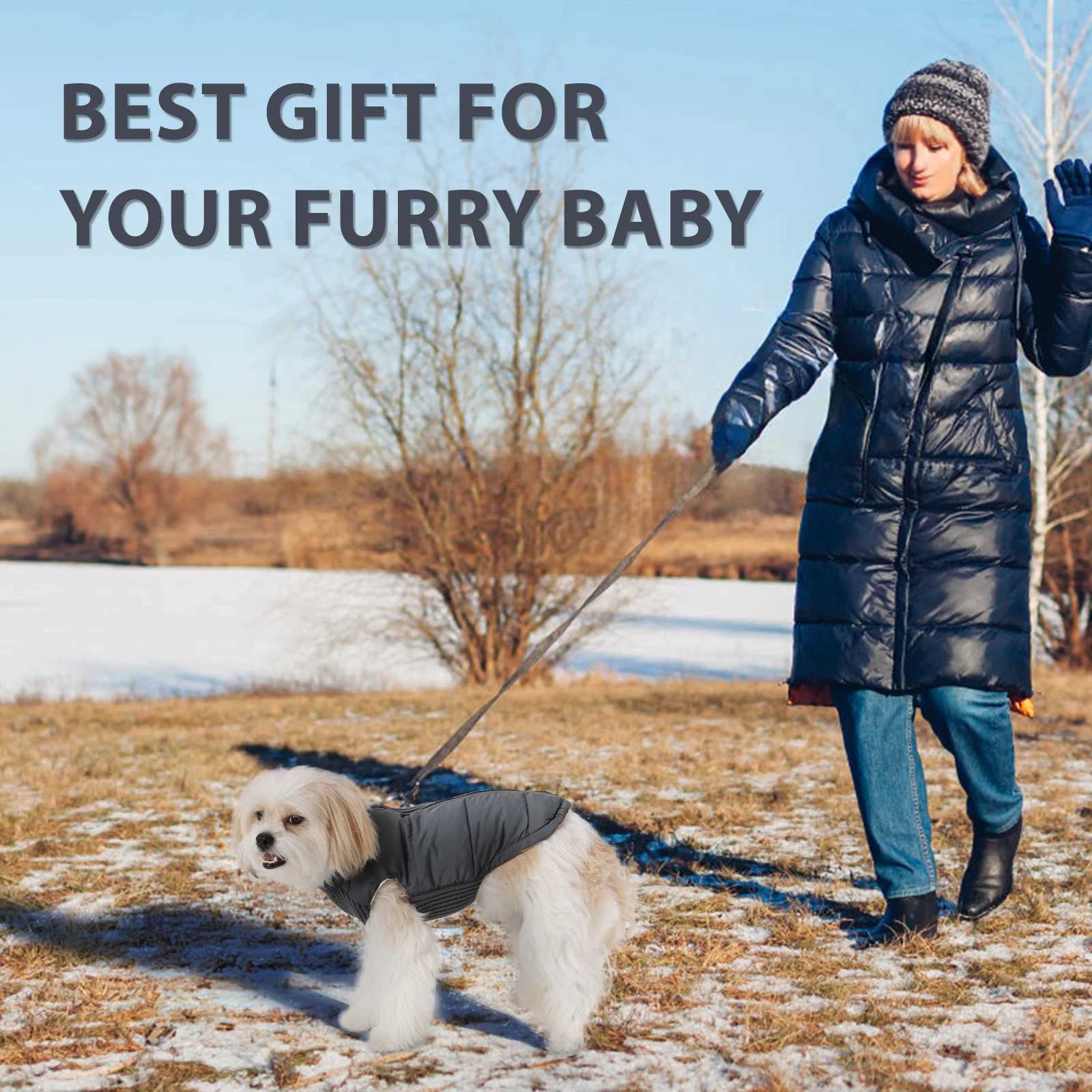Dog Cold-weather Coat Winter Pet Dog Coat Pet Dog Jacket With Zipper For Small Large Dogs Cats WindproofXJ250109