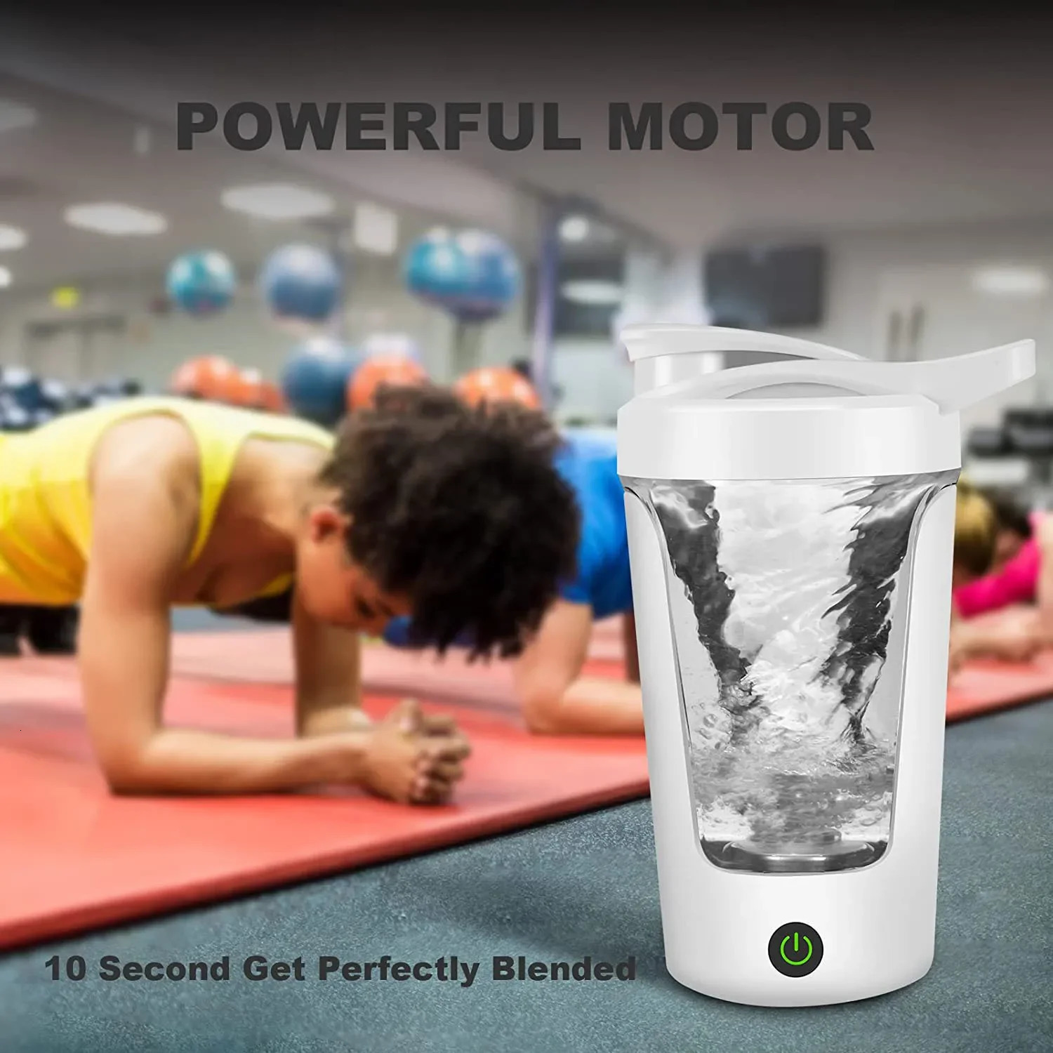 450ml Blenders Cup Electric Mixing Portable Protein Powder Shaker Bottle Mixer For Travel Home Office Kitchen Tools 250107