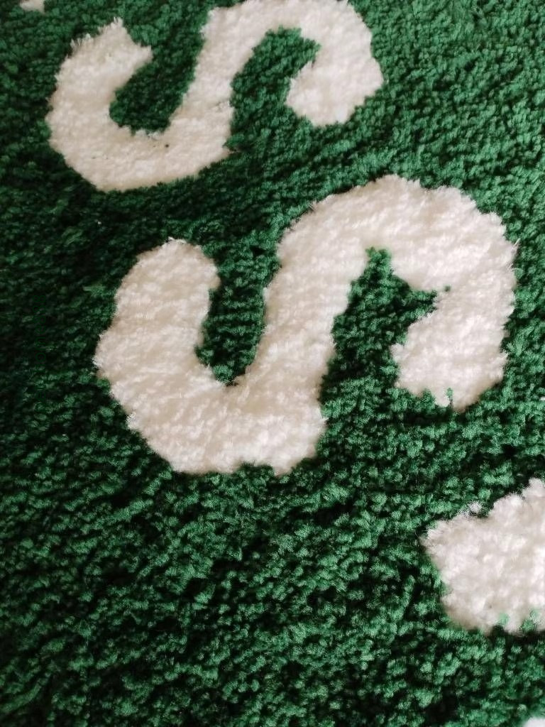 Carpet Home Furnishings Artistic Carpet Markerad WET GRASS ic Large Rug Hypebeast Collection Parlor Bedroom Playroom Handtufted Trending Floor Mat Sup
