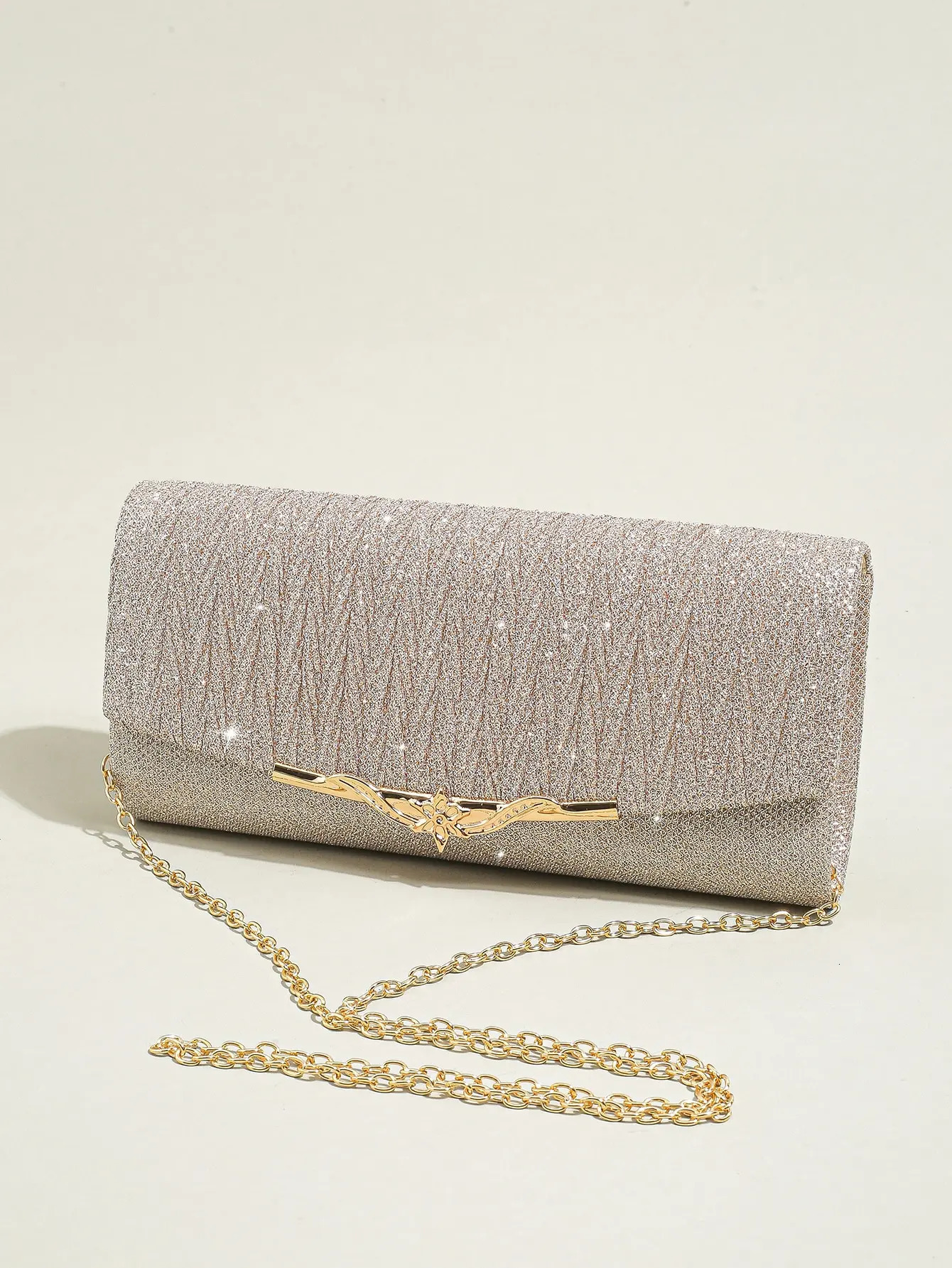 Clutch Purse Evening Bag for Women Glitter Evening Envelope Handbag With Detachable Chain for Wedding and Party 250106