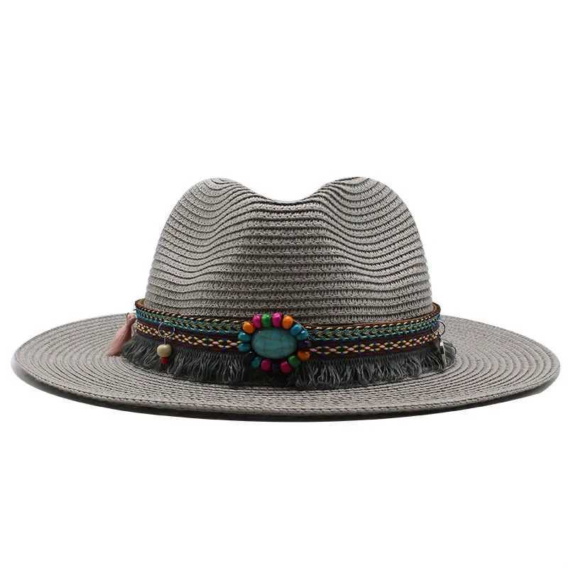 Fashion Panama Hat for Warm Men 7 Jazz Fes Cooling Sun Hat Breathable Elegant Womens Party Hat Complete Set X250109