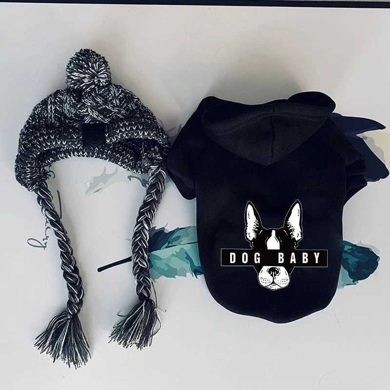 Dog Clothing Autumn Winter Dog Sweater Warm Pet Clothing Fadouke Clothing Fashion Brand Dog Coat Small DogXJ250109