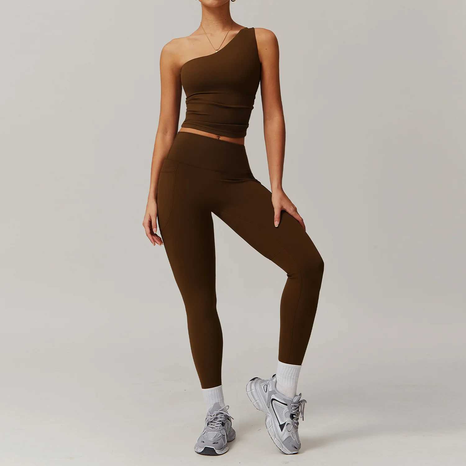 2pcs Sport Yoga Set Soft And Breathable High Waist Fitness Gym Suit Sportwear Women Set Workout Clothes For Leggings TracksuitXJ250109