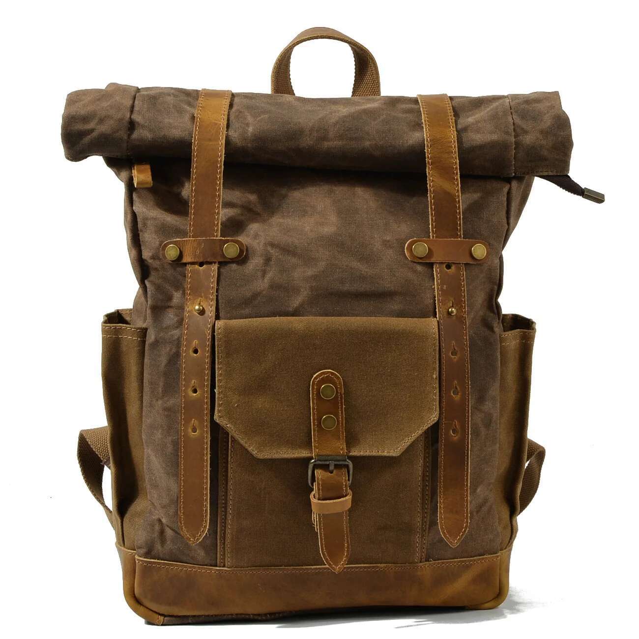 Vintage Hit Color Batik Canvas Waterproof Travel Backpack Computer Bag Large Capacity Outdoor Ladies Rucksack