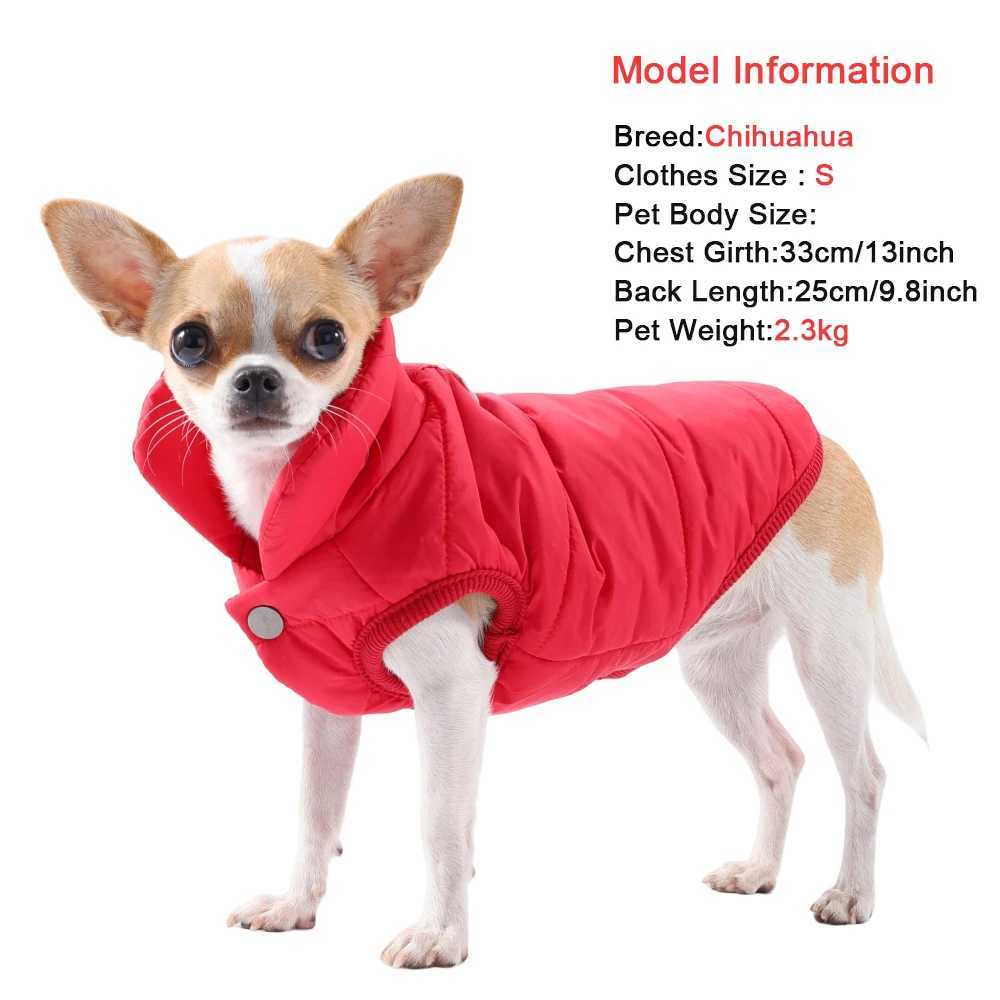 Winter Clothes For Small Medium Dogs Soft Padded Puppy Cat Jacket Coat With Fleece Chihuahua French Bulldog Outfits Pet CostumeXJ250109