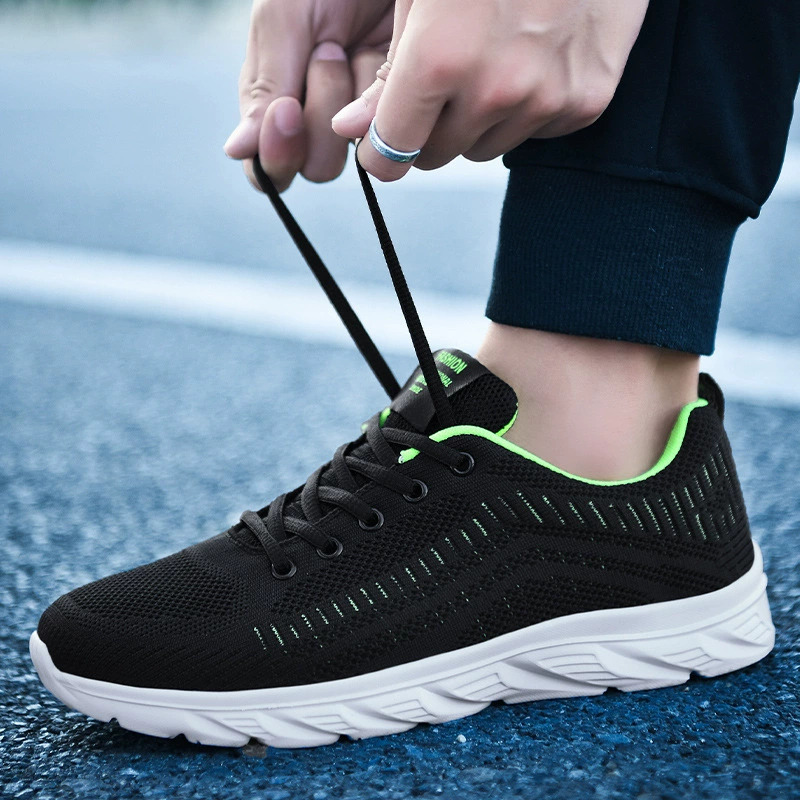 Ddmyoutdoor China Domestic Lace Up Men Casual Mesh Breathable Soft Lightweight Male Walking Sports Shoes Non Slip S Sneakers Outdoor Tennis