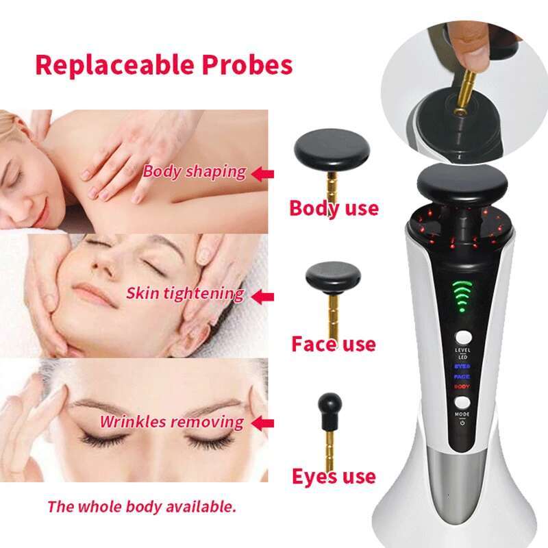 2024 Facial Massager Beauty Device Red Light Heating Therapy Skin Rejuvenation hine Wrinkle Removal Anti Aging for Face Body