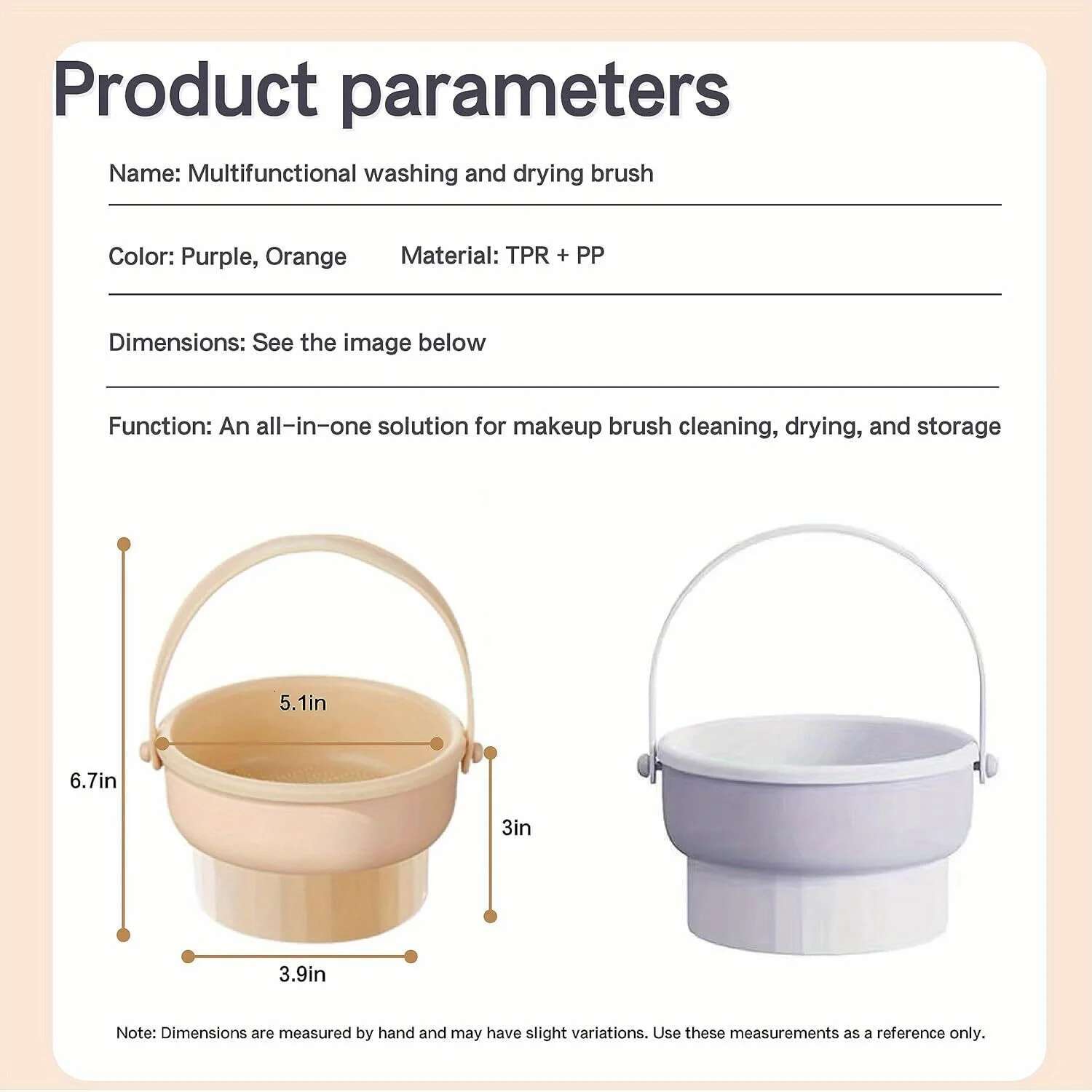 2-Piece Set - Pad Cleaner, 3-in-1 Silicone Brush Cleaning Bowl and Gray Makeup