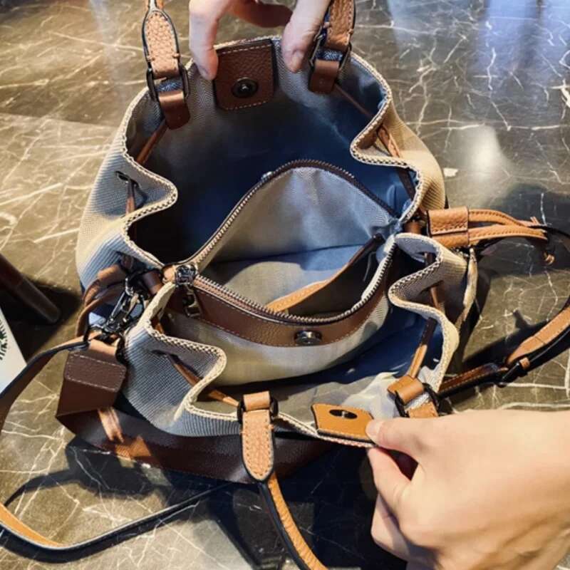 New Ladies Leather Handbag 2023 Fashion Designer Female Messenger Bag Brand Trends Handbag
