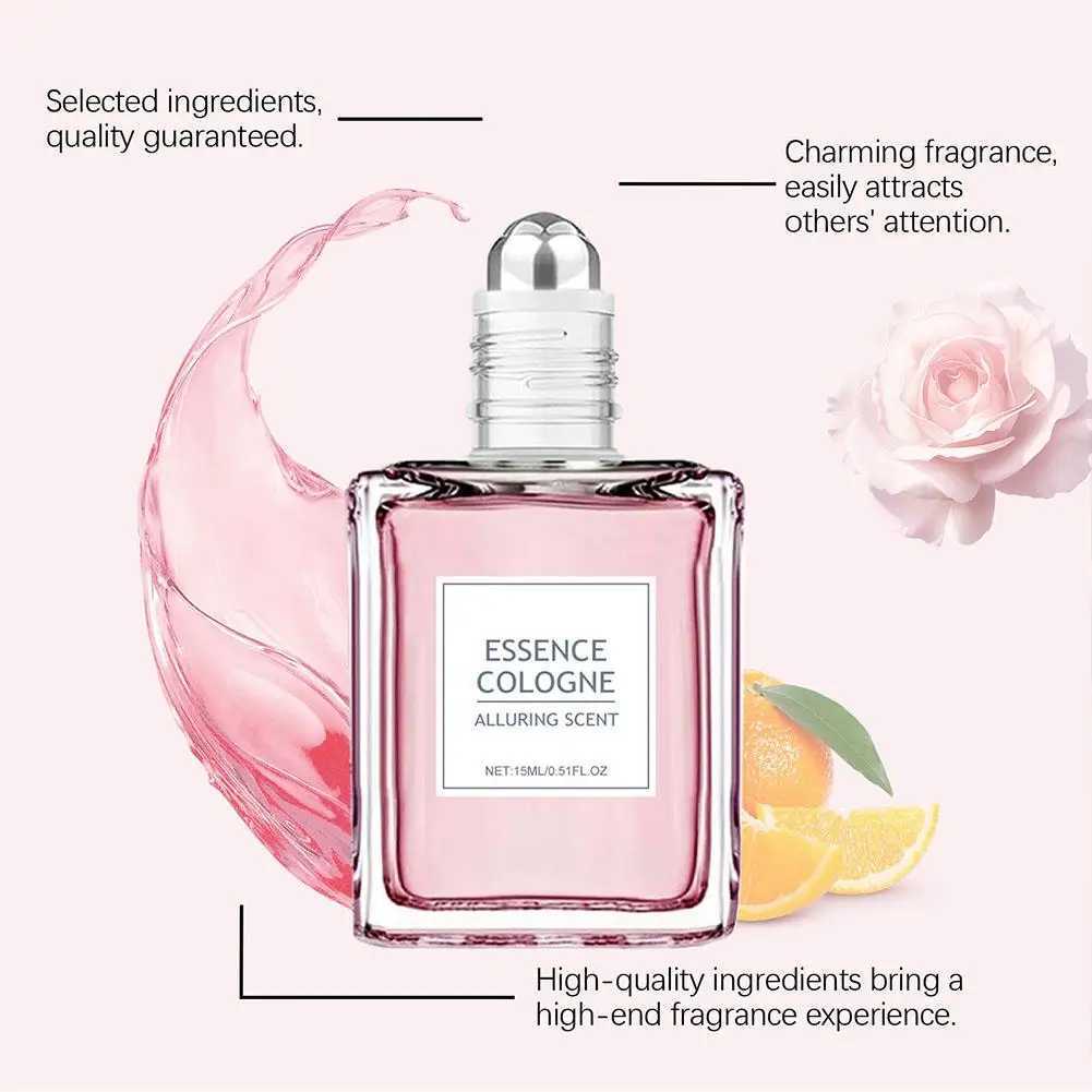 Pink rose perfume suitable for women long duration perfume pheromone roll on oil deodorant spray dating perfume body oil W250110