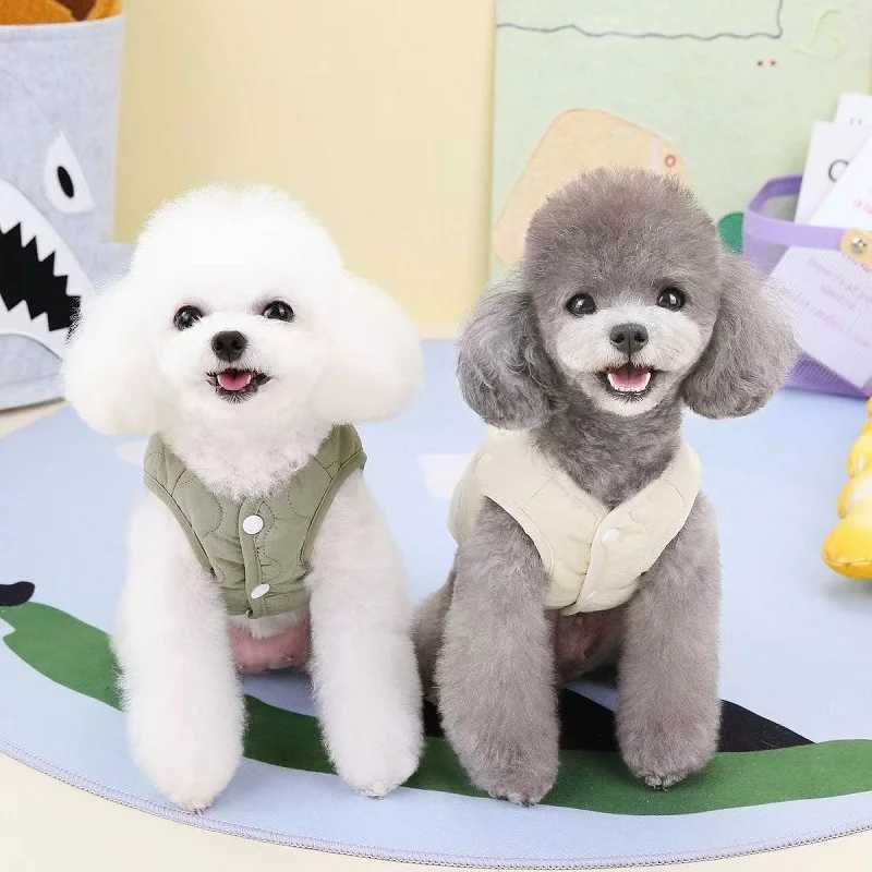 Winter Pet Dog Vest Jacket for Small Medium Dogs Cats Warm Cotton Clothes Puppy Yorkie Chihuahua Coat Maltese Bulldog ApparelXJ250109