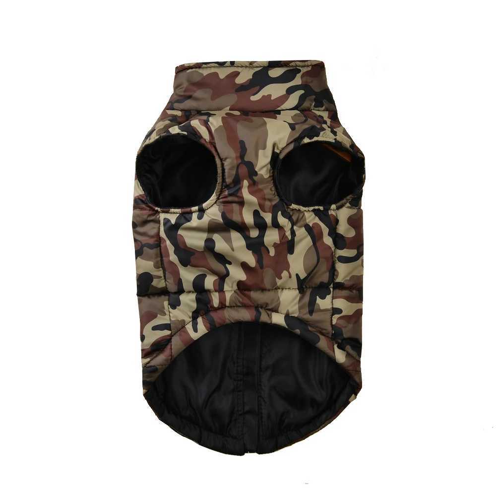 Winter Dog Clothes Coat Waterproof Puppy Cat Jacket For Large Dogs Camouflage Print Warm Windproof Pet Labrodor Apparel CostumeXJ250109