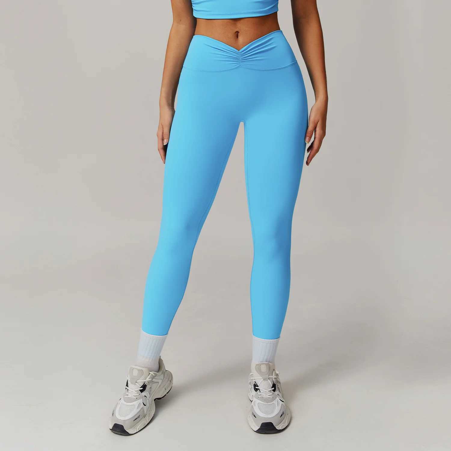Womens Yoga Pants Gym Running Exercise Pants Leggings High Stretchy Butt Lifting Breathable Sports Pants bell-bottoms Leggings2XJ250109