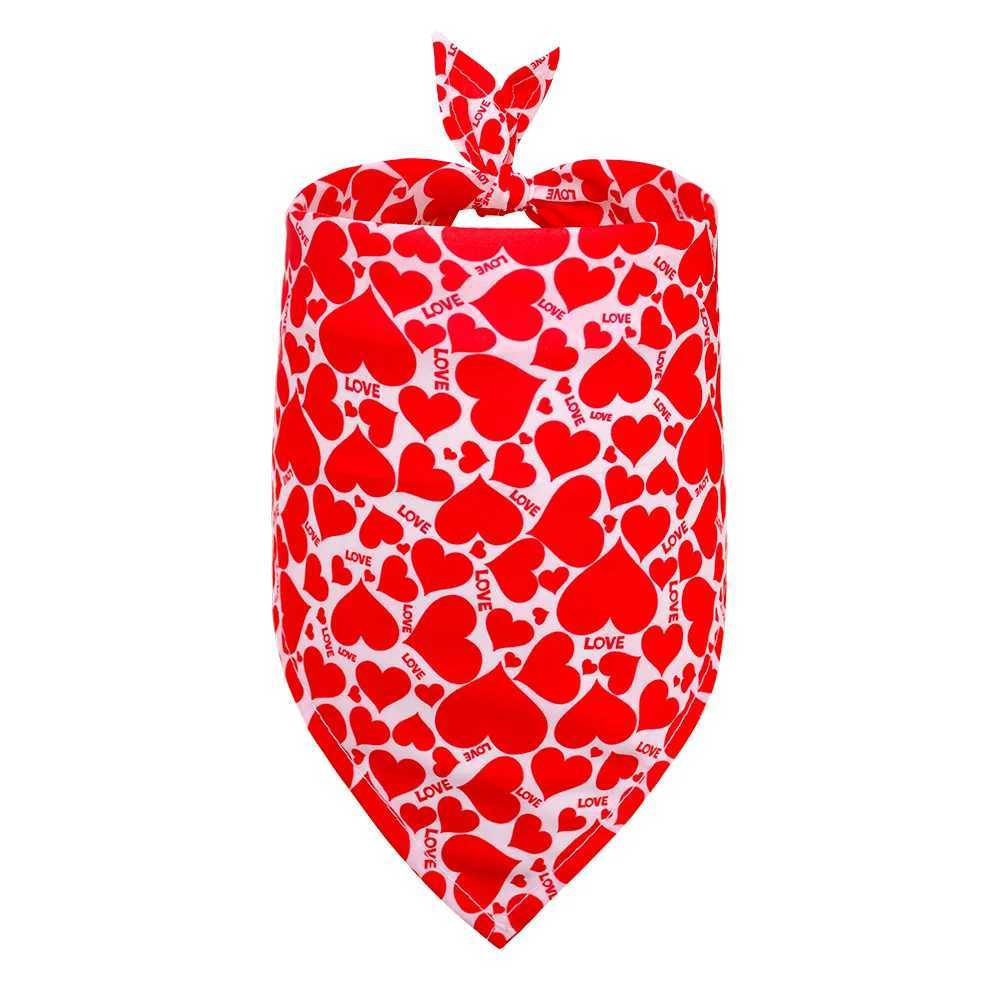 100pcs Valentines Day Dog Bandanas Dog Accessories for Small Large Dog Bandanas Scarf Bibs Love Pet Grooming SuppliesXJ250109