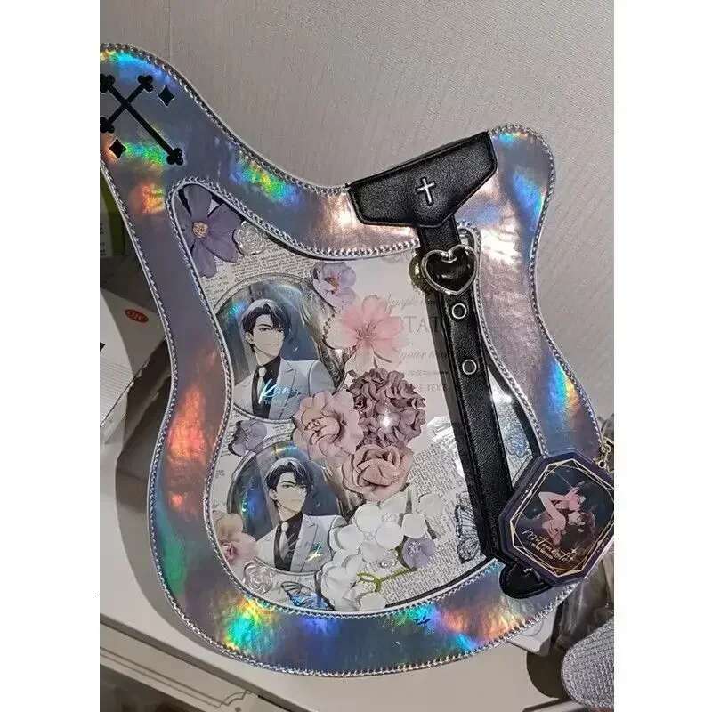 2025 New Trendy Ita Chic Designed Transparent Pu Shoulder Bags For Women Fashion Popular Crossbody Bag Personality Bolsa