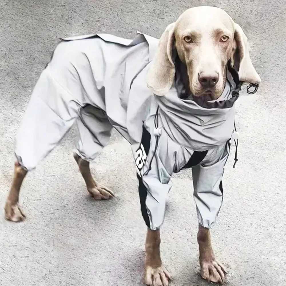Dog Raincoat Waterproof Dog Rain Jacket for Wet Weather Full Body Reflective Design Dog Coat UV Protection Outdoor Pet OutfitsXJ250109