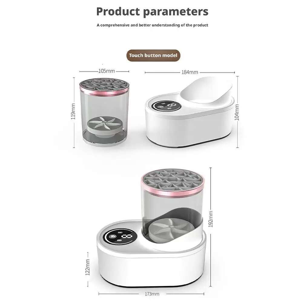 Electric Cleaner Rechargeable Brushes Portable USB Tool Automatic Makeup Brush Cleaning Stand Devic