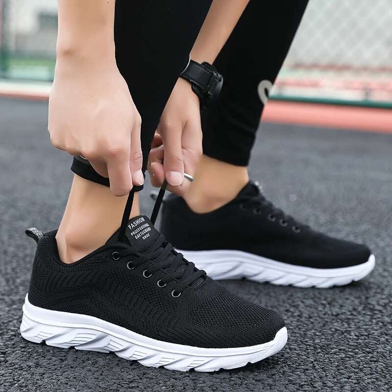 Ddmyoutdoor China Domestic Lace Up Men Casual Mesh Breathable Soft Lightweight Male Walking Sports Shoes Non Slip S Sneakers Outdoor Tennis