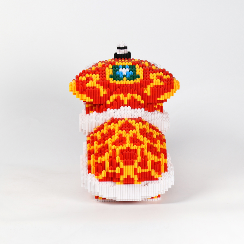 30cm high Hi Caipin Mini Lion Children Adult Puzzle Pellet Block Toys