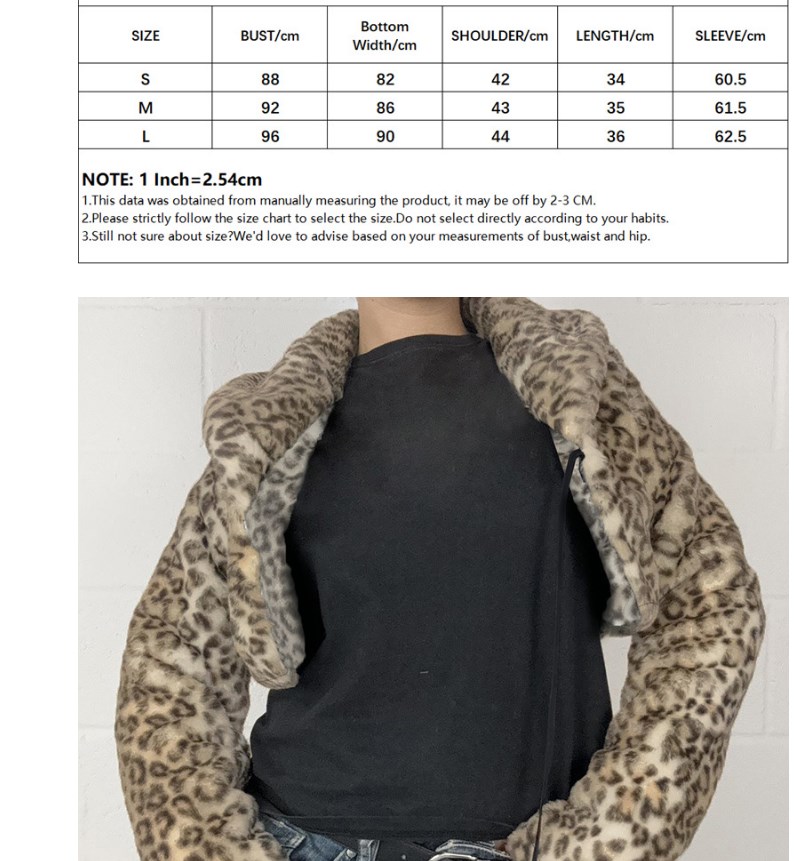 Women's Jackets Leopard print patchwork hooded zipper jacket cross-border women's clothing personalized street fashion warm plush top