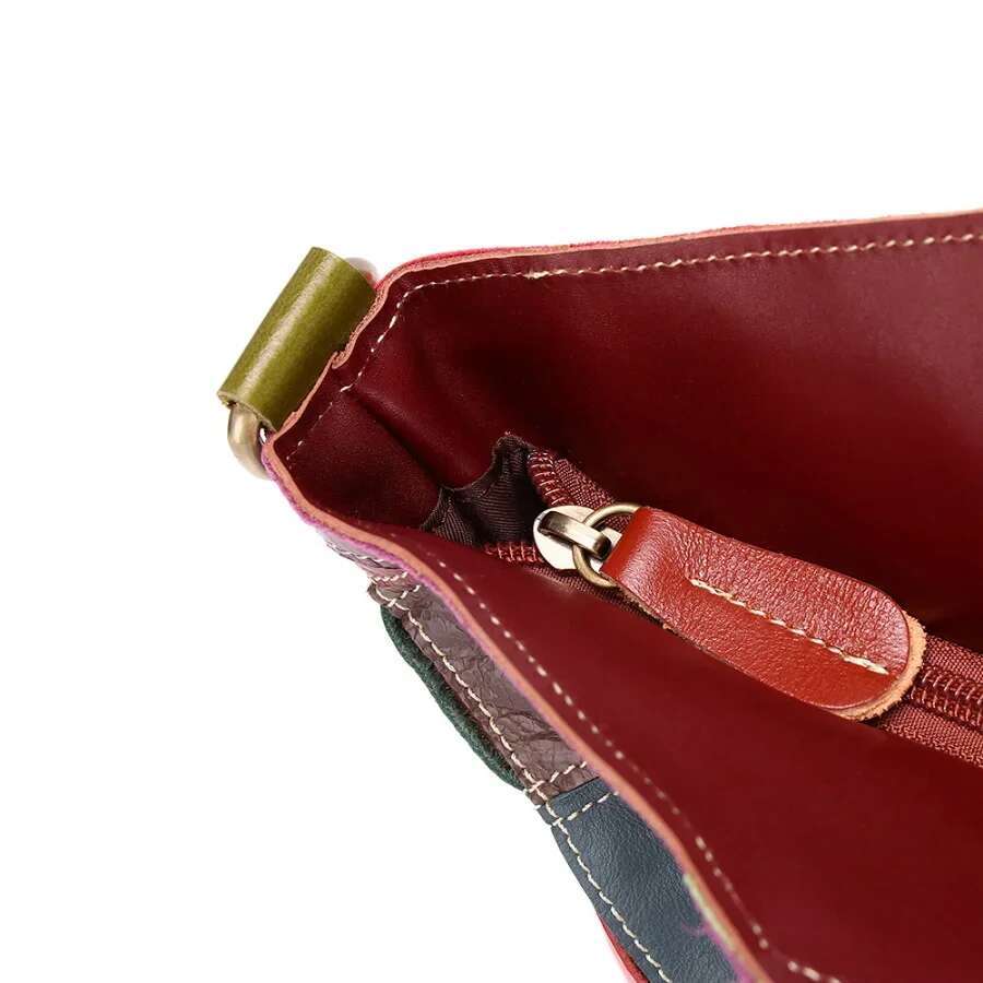 Fashion Women Candy Color Bucket Bags Women's Shoulder Real Cow Leather Crossbody Bag Female Girl Multicolour Plaid Handbag