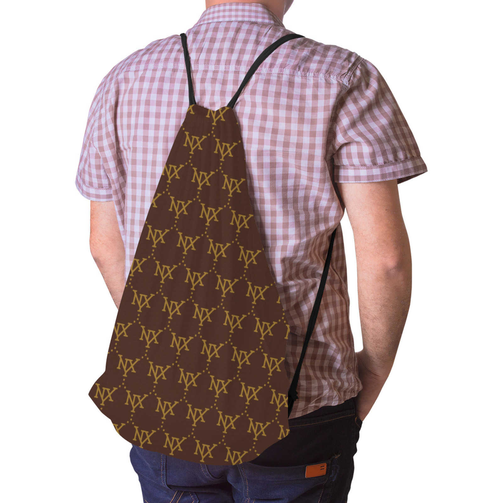 NXY Drawstring Bag Polyester Drawstring Storage Bag White Bags For Gift Package Pouch Reusable Home Sundries Organize Dustproof Sacks