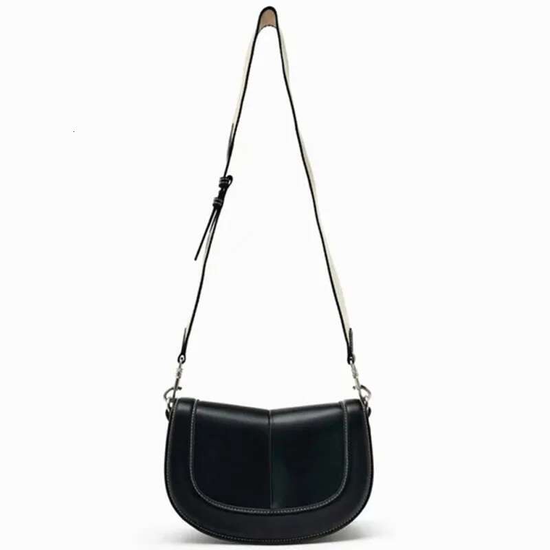 New PU Leather Design Women Saddle High Quality Fashion Crossbody Shoulder Bag