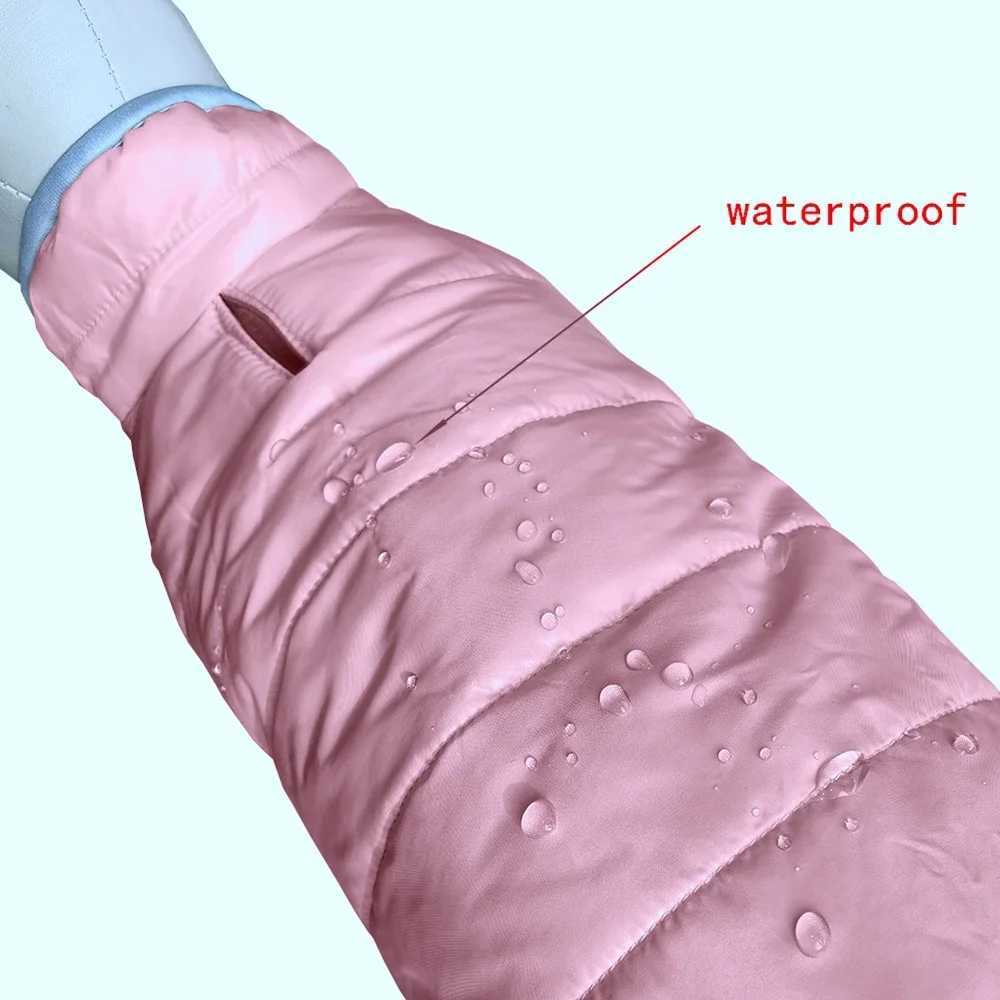 Reversible Dog Coat Double Side Wear Dog Vest Jacket Waterproof Winter Dog Coat Cold Weather Pet Outfit for Small Medium DogsXJ250109