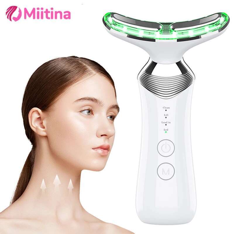 EMS Neck Face Beauty Device Facial hine Skin Tighten Reduce Double Chin Anti Wrinkle Remove Lifting Massager SkinCare