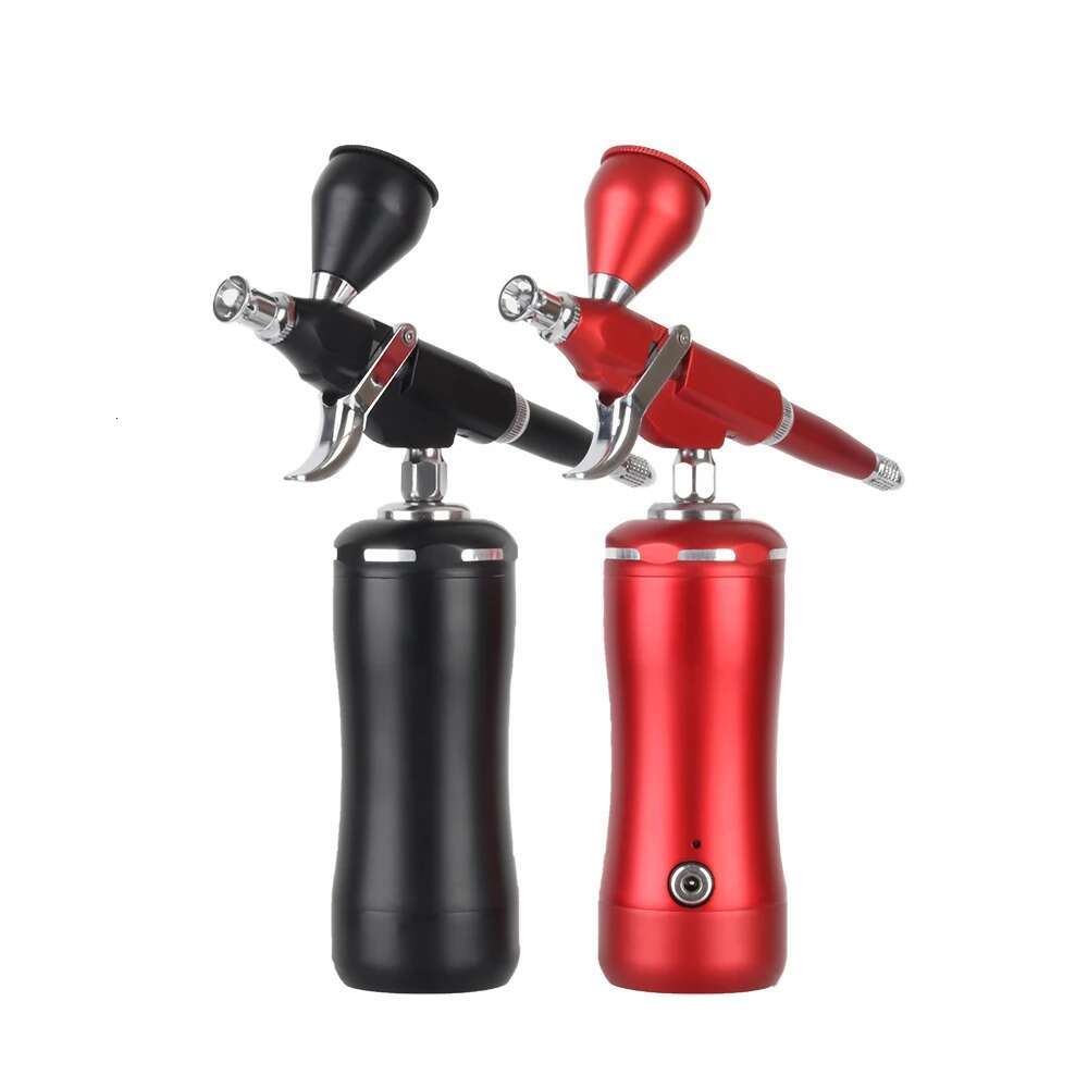 HB08MINI-116 Auto Start Stop Airbrush with Compressor Kit Easy Use Cordless Portable Wireless Personal Pneumatic Tool