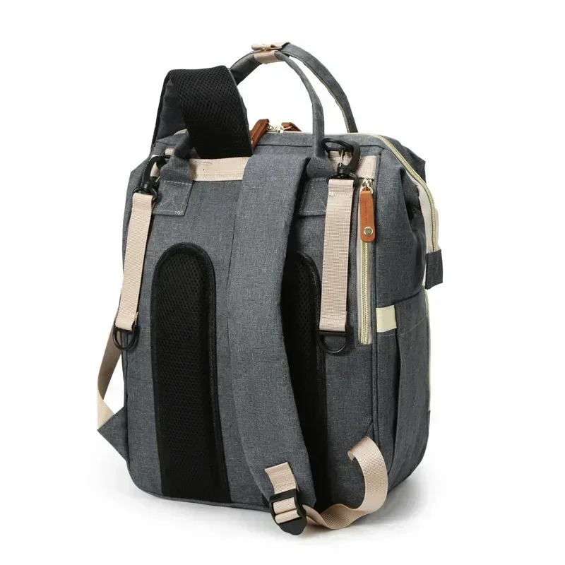 USB Mummy Bag Diaper Bag Baby Care Large Capacity Mom Backpack Mummy Maternity Wet Bags Waterproof Baby Pregnant Nappy Backpack 250106