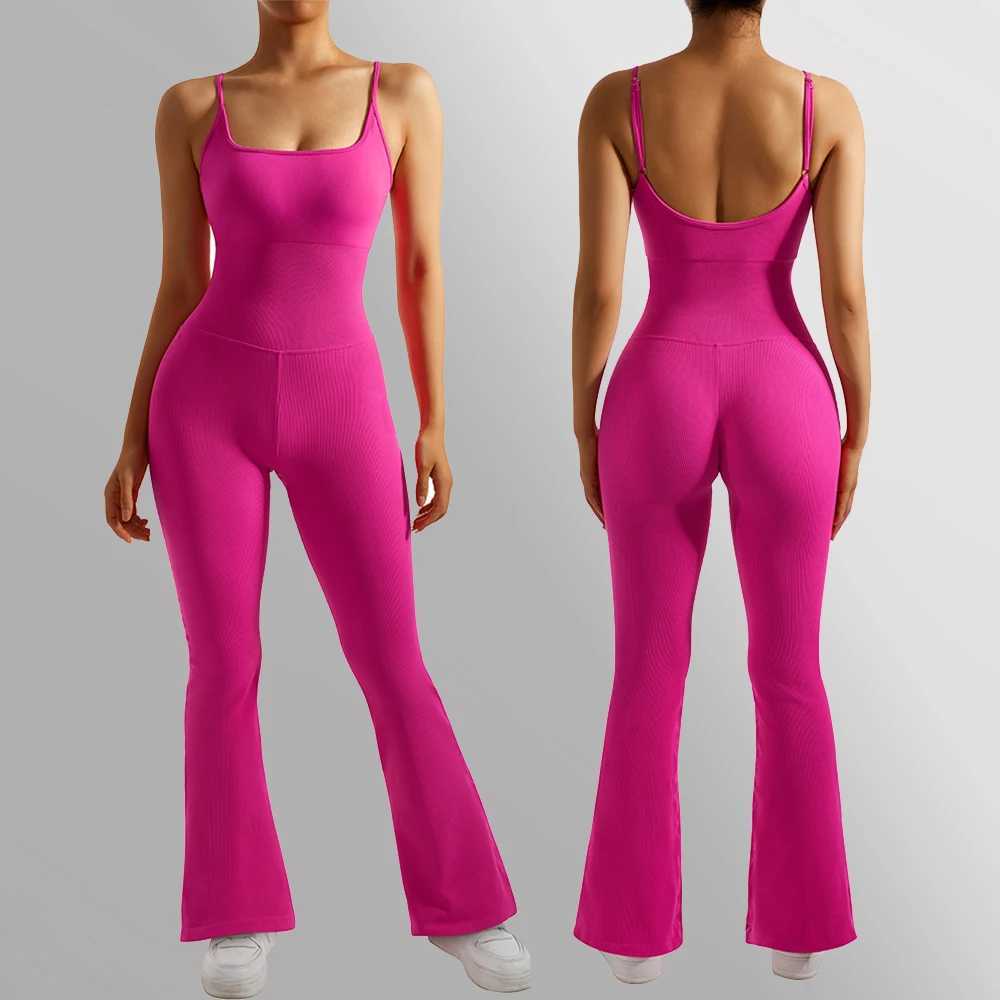 Slim Bodysuit Sleeveless Square Neck Bodycon Rompers Overalls One Piece Outfit Street Wear Ladies Gym Clothings Solid JumpsuitsXJ250109